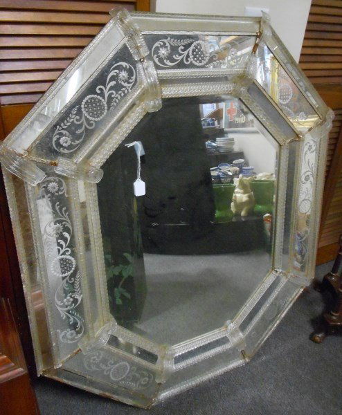 Large Venetian Mirror **AS IS (1 of 1)