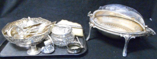 Large Mixed Sterling and Silver Plate Lot (1 of 1)