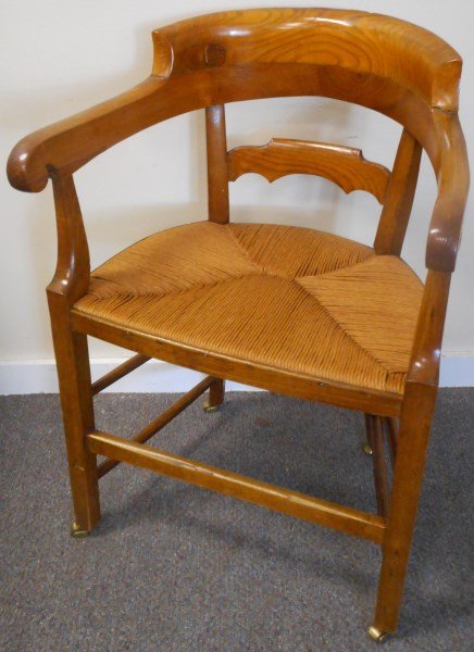 Edwardian 19th Century Desk Chair: Edwardian 19th Century Desk Chair