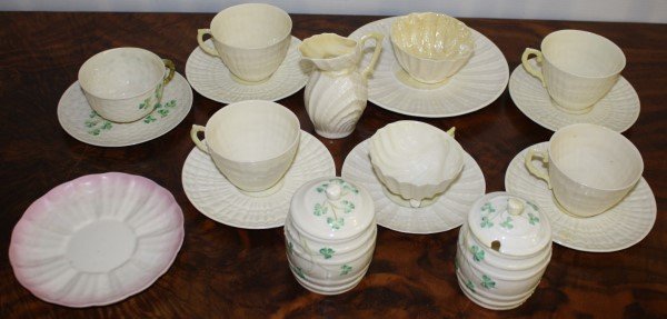Belleek Tray Lot (1 of 3)