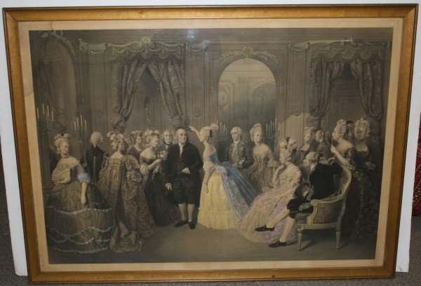 Large Historical Colored Framed Print (1 of 1)