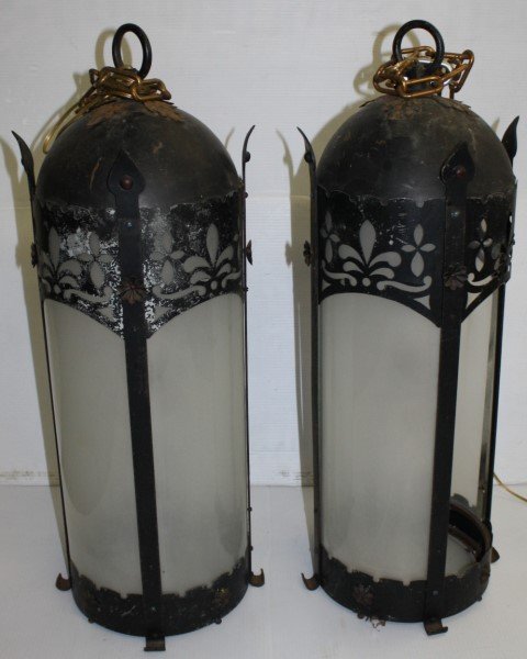 2 Gothic Lanterns ***AS FOUND**** (1 of 1)