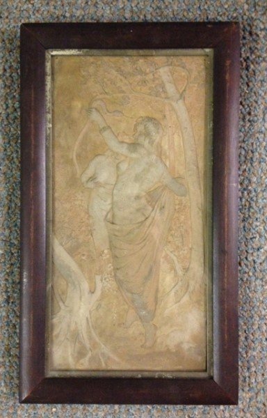 Framed Raised Art- Signed B. de Bruycker(?): Framed Raised Art- Signed B. de Bruycker(?)