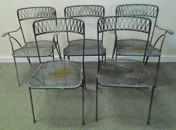 Salterini Table and 5 Chairs: Salterini Table and 5 Chairs