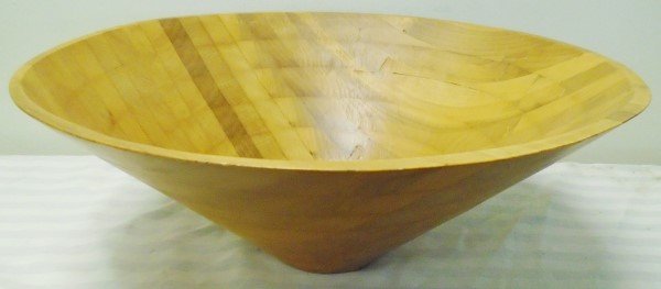 20" Wooden Bowl, David Zimmerman: 20" Wooden Bowl, David Zimmerman