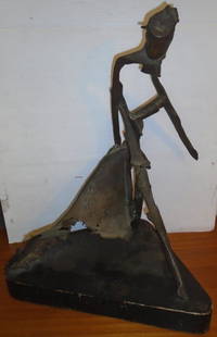 Benedict Tatti (1917-1993) Bronze Sculpture "Matador": Benedict Tatti (1917-1993) Bronze Sculpture "Matador" signed Tatti