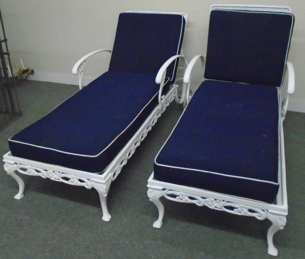 Pair of Brown Jordan Chaise Lounges (1 of 2)