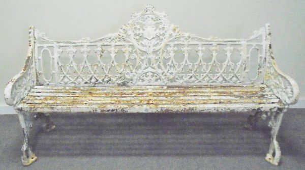 Cast Iron Victorian Garden Bench 70" (1 of 2)