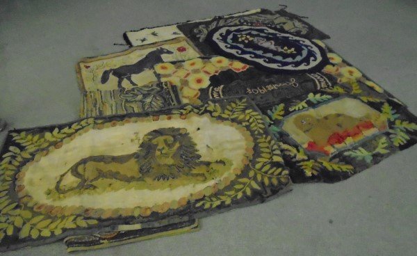 Lot Of Hooked Rugs (1 of 1)