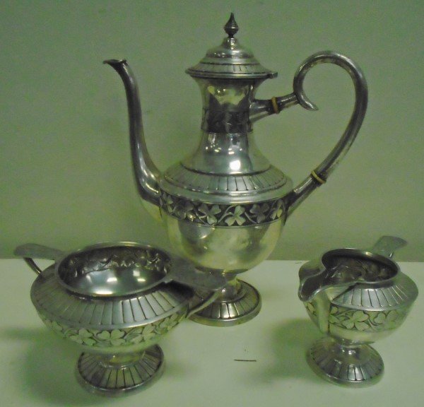 3 Pc Sterling silver Tea Set (1 of 2)