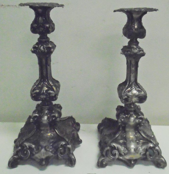 Pr 12"Sterling Candlesticks (1 of 1)