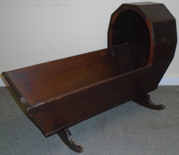 Dovetailed 19th Cent Cradle: Dovetailed 19th Cent Cradle