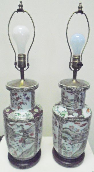 2 Oriental Lamp Bases (1 of 1)