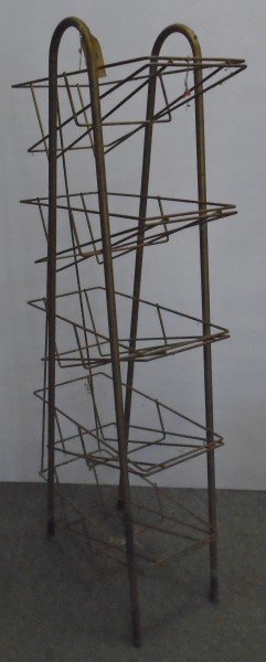 Metal 1950's Store Racks: Metal 1950's Store Racks
