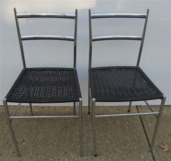 Pair of Gio Ponti Side Chairs: Pair of Gio Ponti Side Chairs