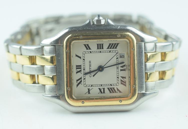 Cartier Two Tone Yellow Gold & Stainless Steel (1 of 3)