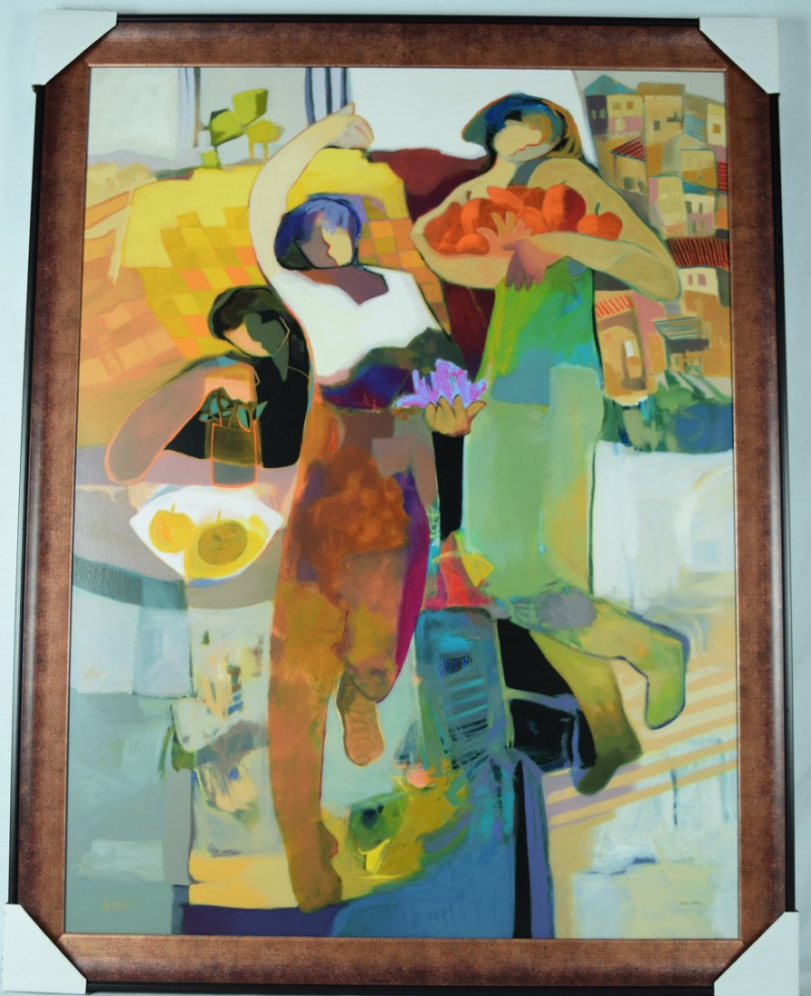 Hessam Abrishami "Self Expression" Serigraph: Hessam Abrishami "Self Expression" Limited Edition Serigraph on Canvas. Hand Signed. 35 x 45. AR0431W1923