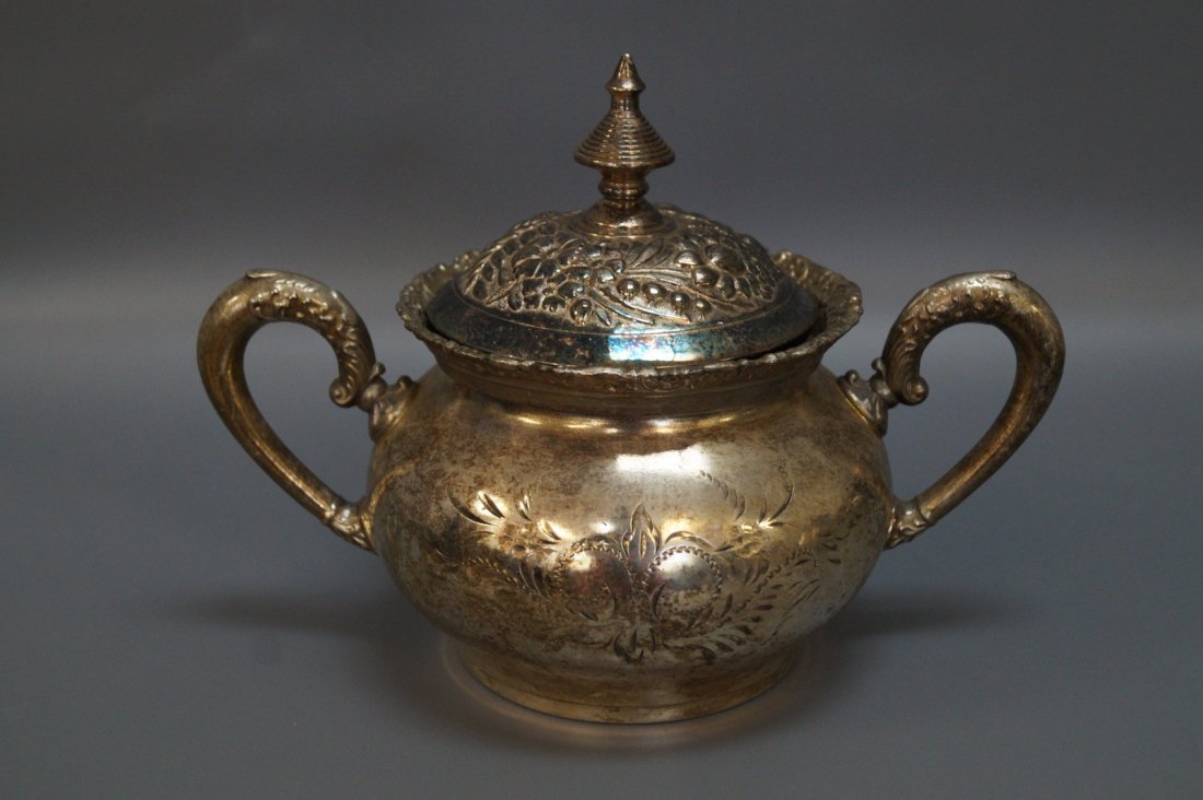 Silver Coffee Sets (Three Pieces) (1 of 4)