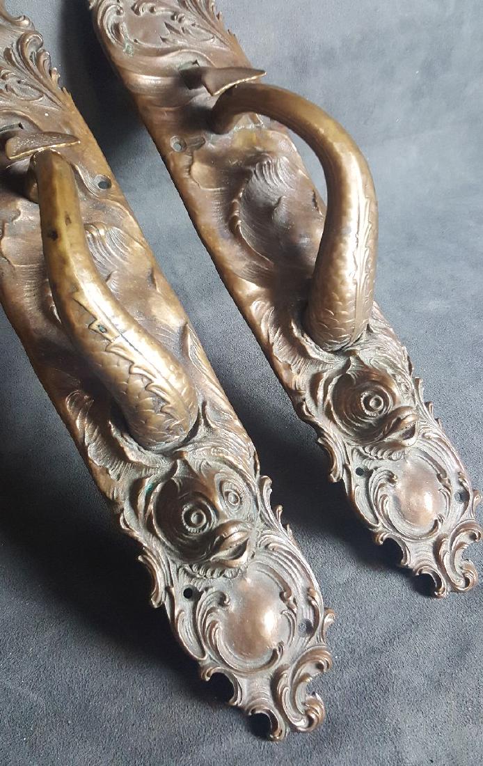 Rare Pair of Marley Door Handles (1 of 10)