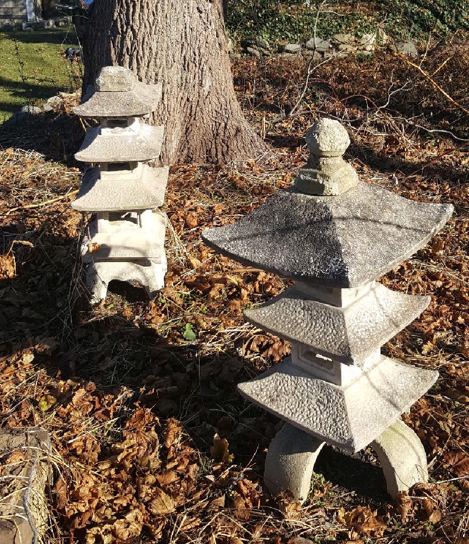 Two Large Garden Pagodas (1 of 2)