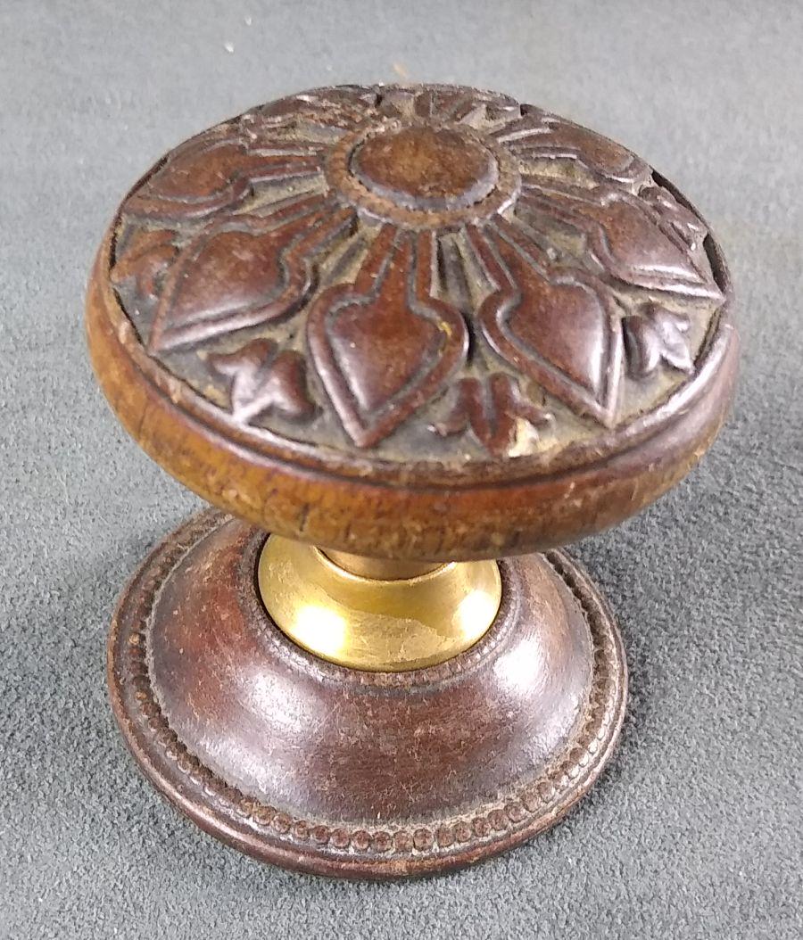 Pressed Wood Passage Knob (1 of 5)
