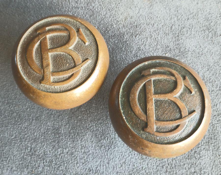 CB Monogram Passage Knobs (1 of 3)