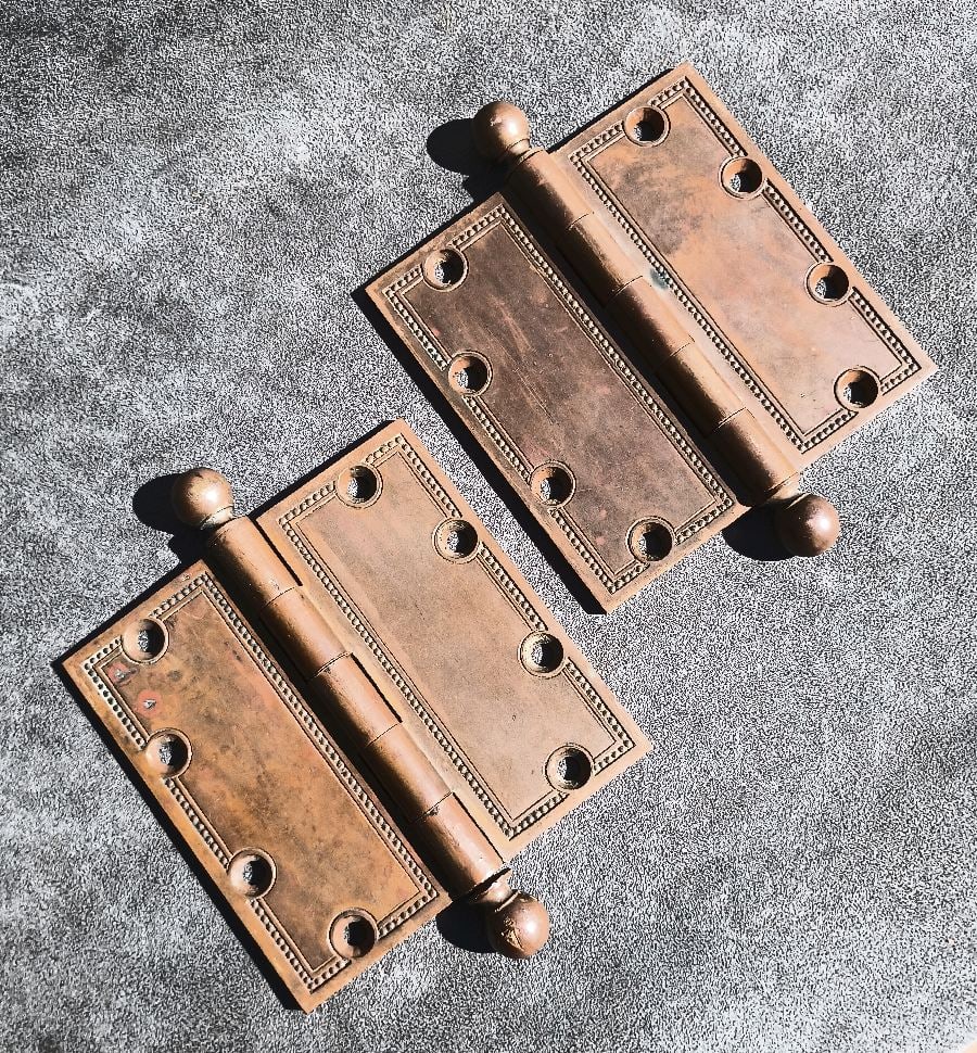 Heavy Bronze Hinges (1 of 3)