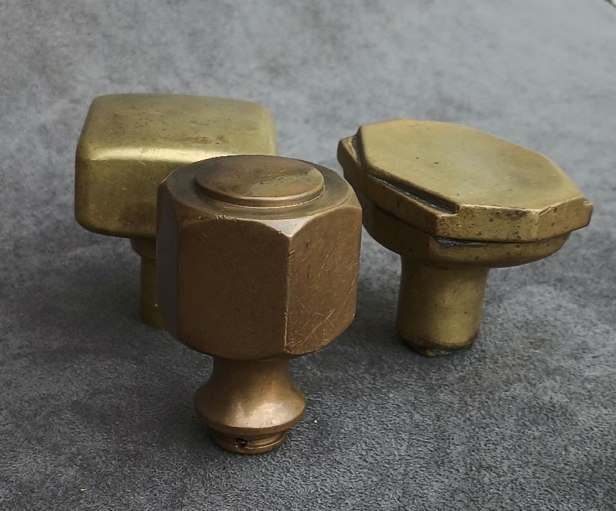 Three Deco Doorknobs (1 of 4)