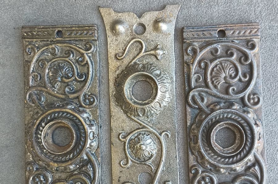 Three Cast Iron Passage Plates (1 of 4)