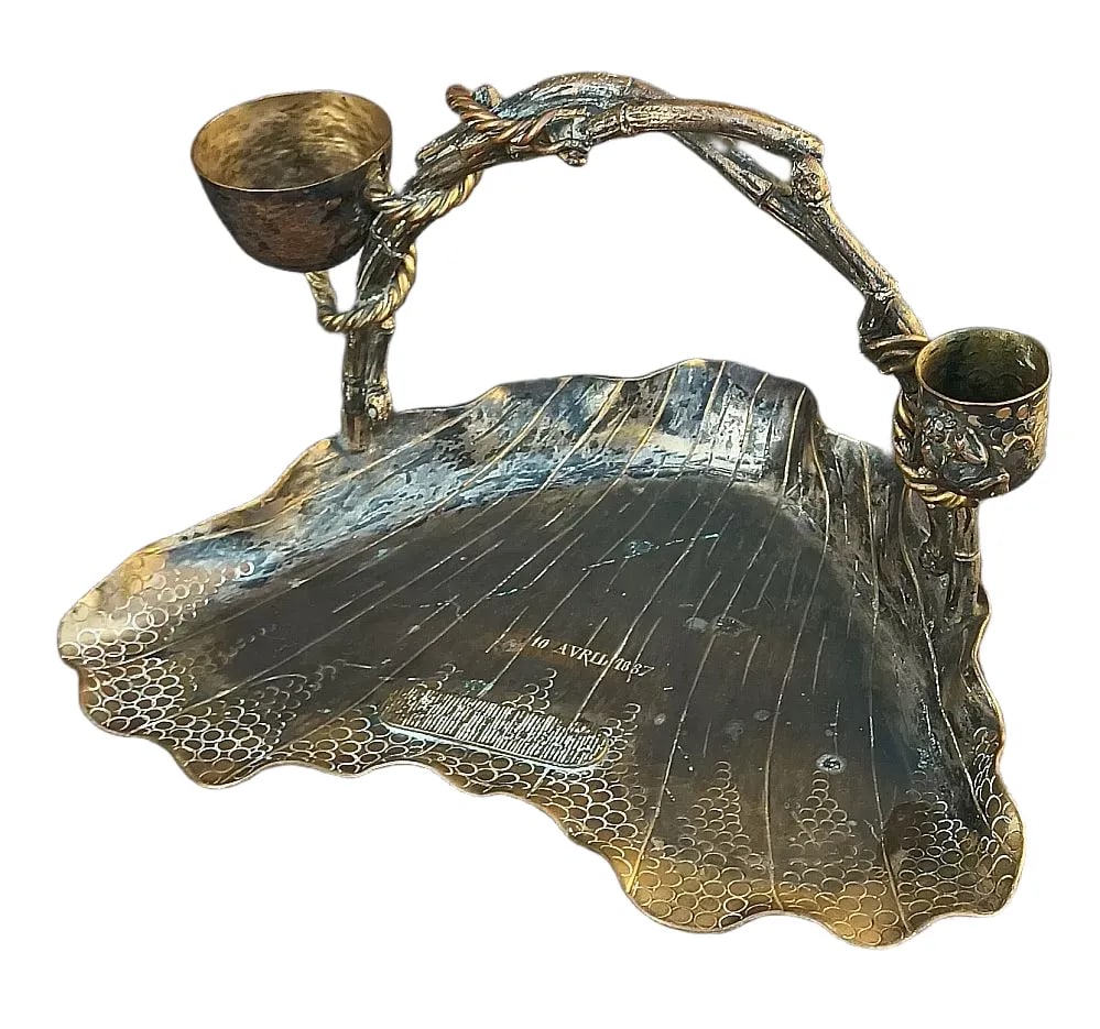 Silver Plate Cigar Tray (1 of 7)