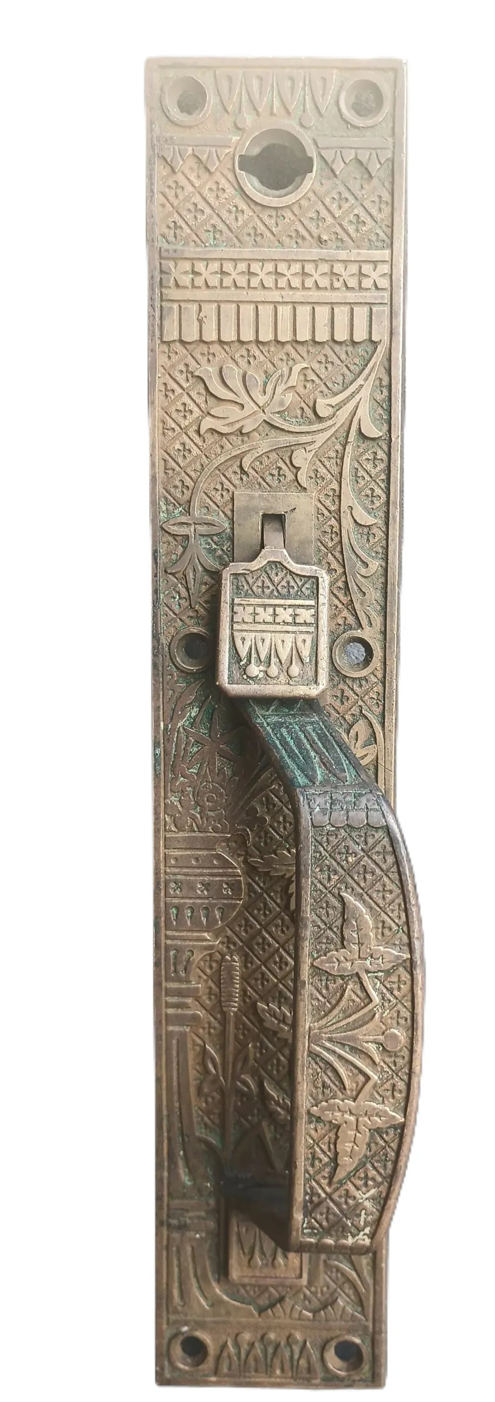 “Broken Leaf” Store Door Handle (1 of 5)