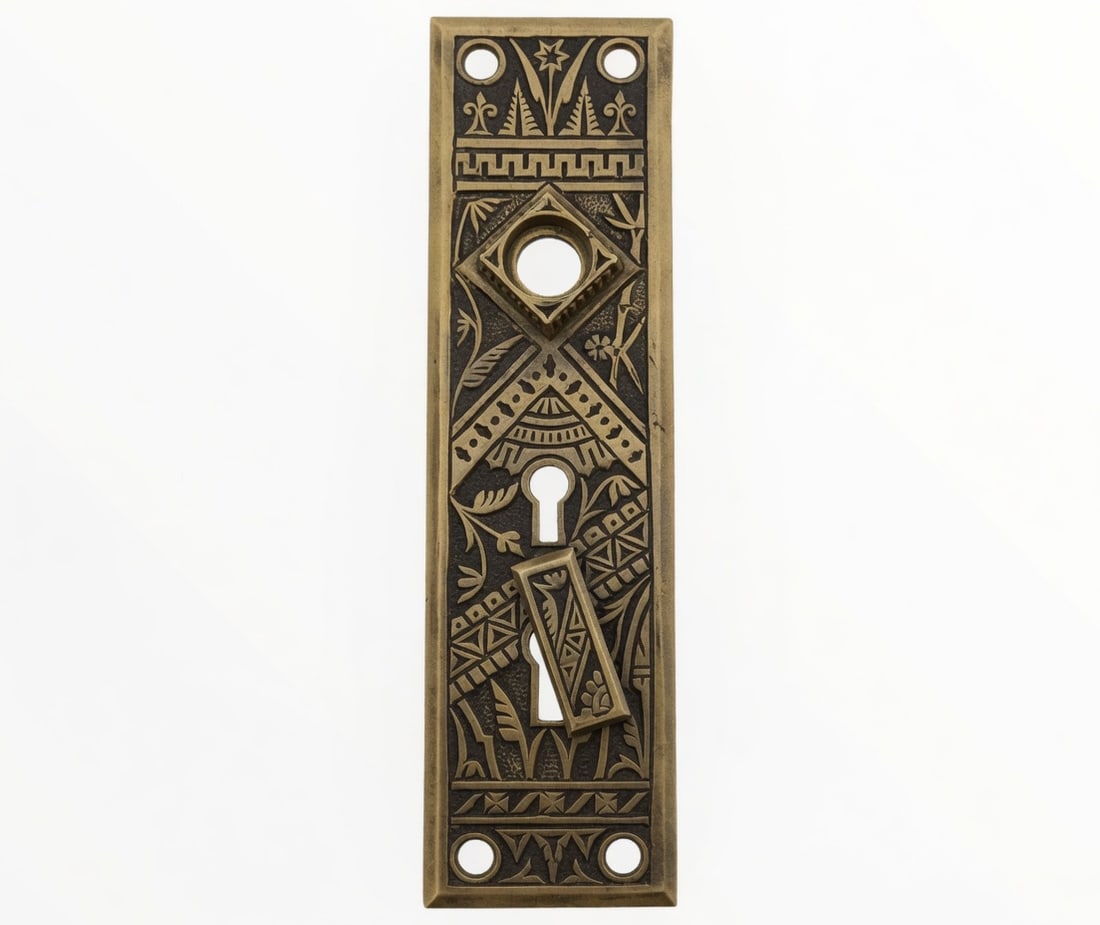 4 Oriental Door Plates - 4