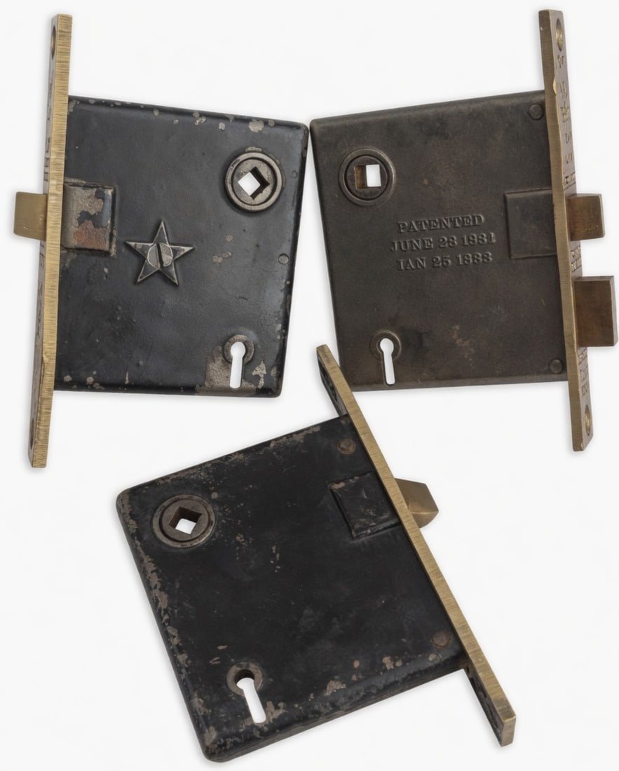 3 Good Mortise Locks - 2