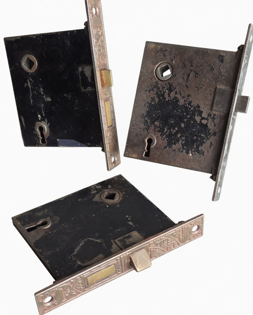 Three Good Mortise Locks - 2