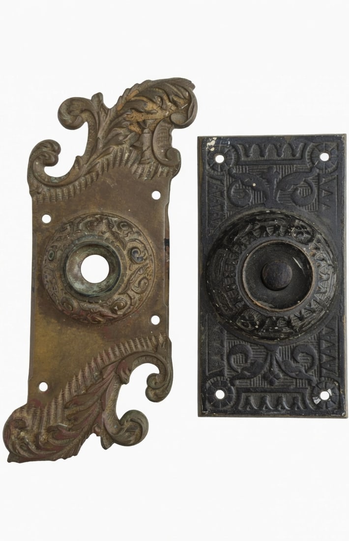 Two Doorbell Plates - 4