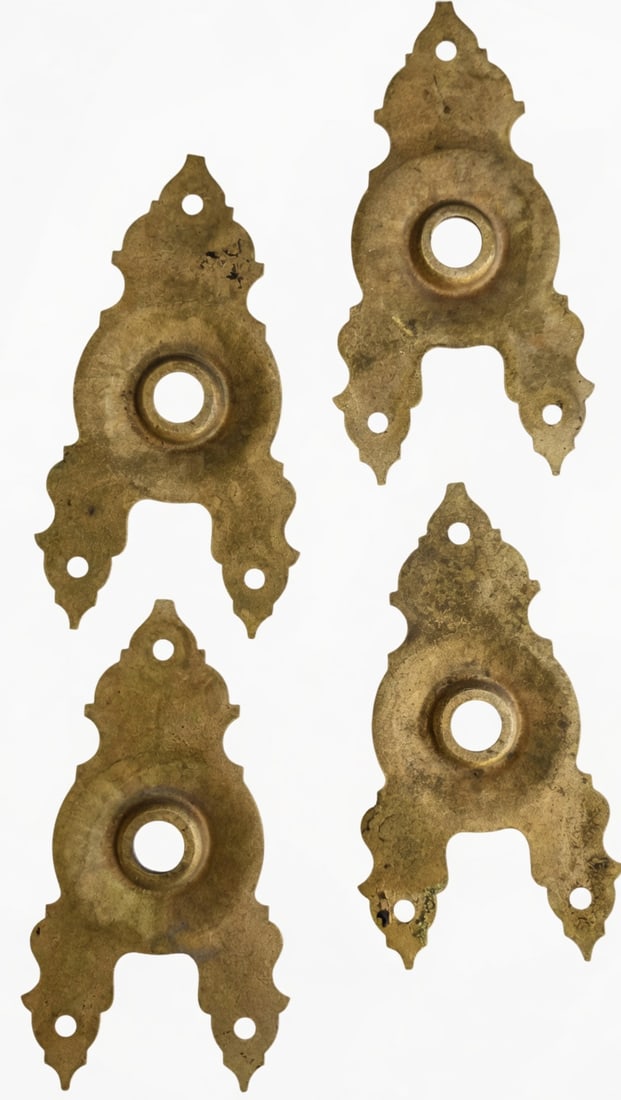 Four Fine Triangle Plates - 3