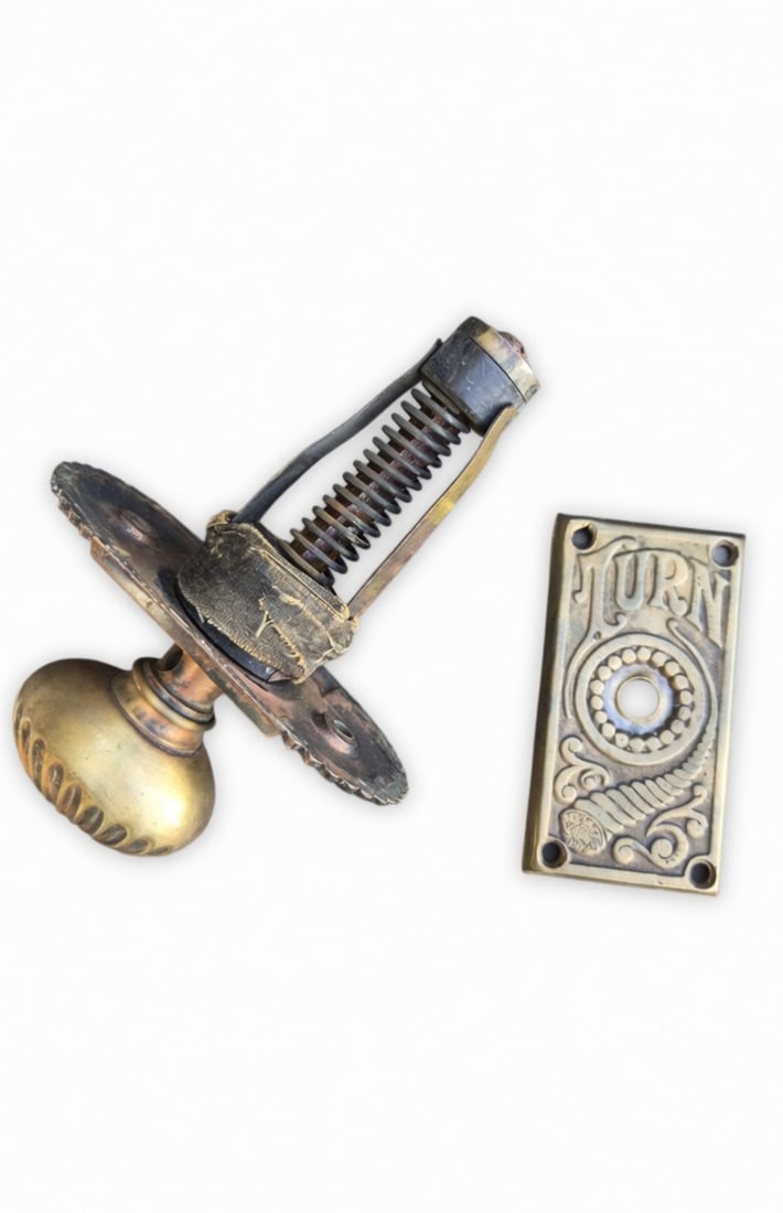 Door Bell Pull and Plate