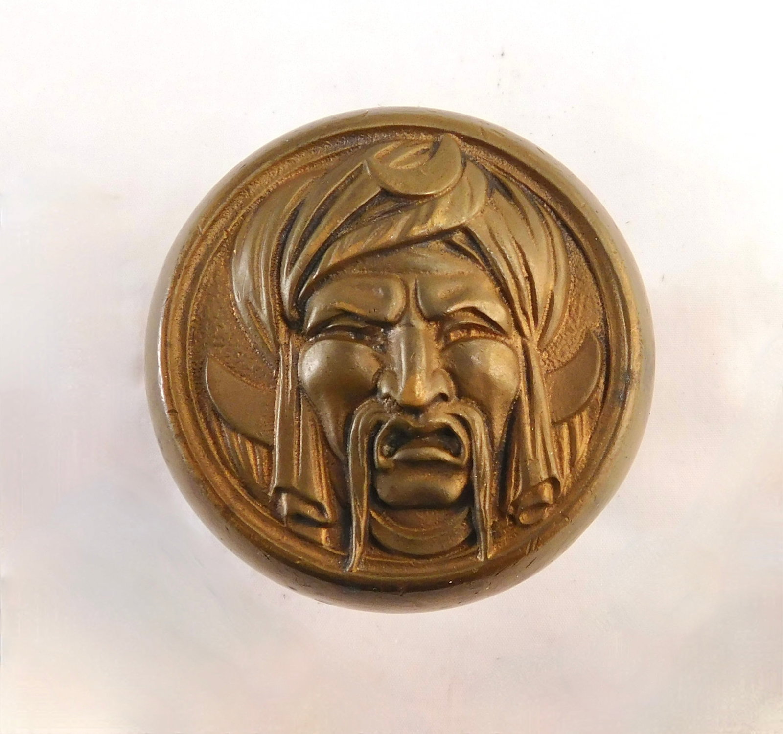 Turk's Head Passage Knob: Passage knob from the Turk's Head building in Providence, RI...by Sargent c. 1913...a scarce knob...this one in outstanding condition...