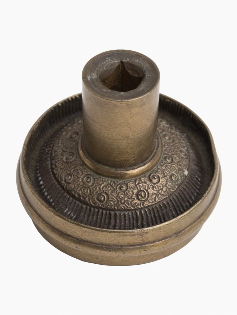 Unusual Concave Passage Knob - 4