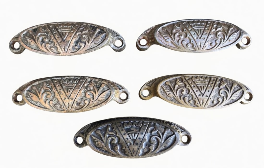 Cast Iron Bin Pulls - 2