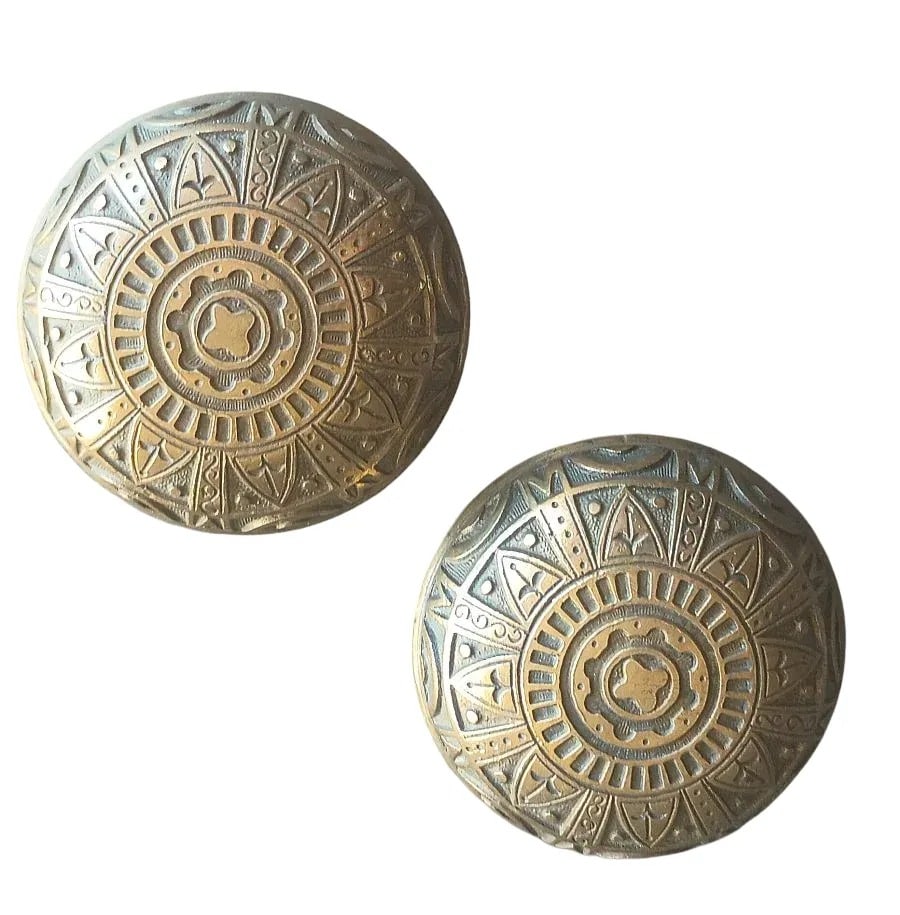 More Mallory Wheler: Two quality passage knobs from MW dating from x. 1880...very nice as found...