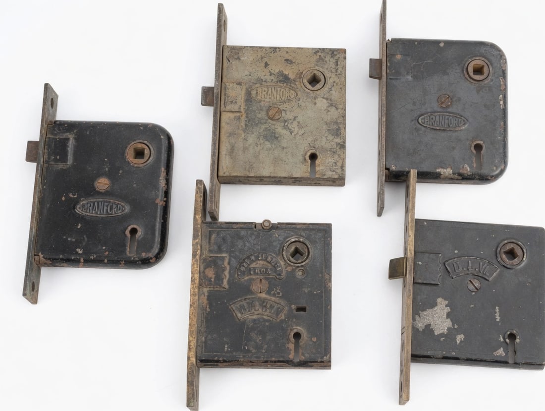Five Mortise Locks - 3