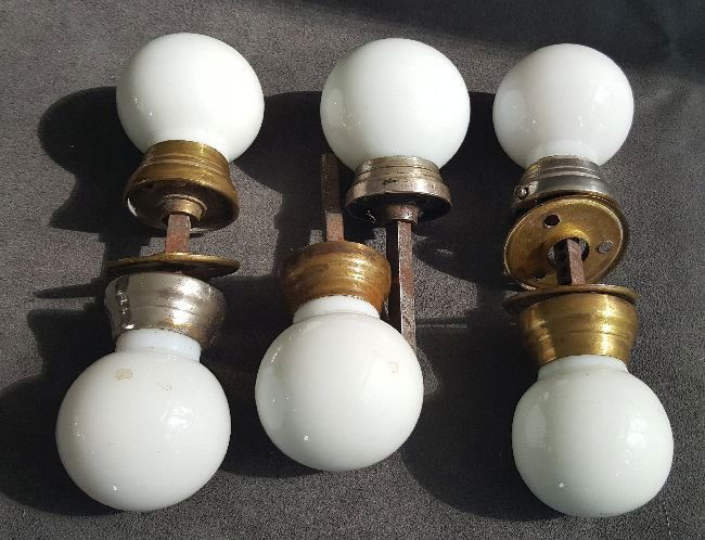 Milk Glass Doorknobs (1 of 4)