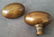 Pair of Jumbo Bronze Oval Knob