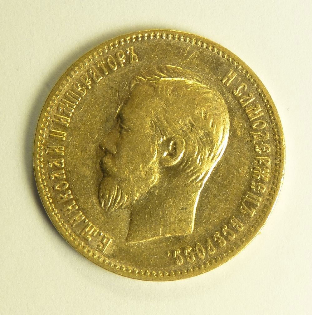 Russia 1902 10 Roubles Gold. (1 of 2)