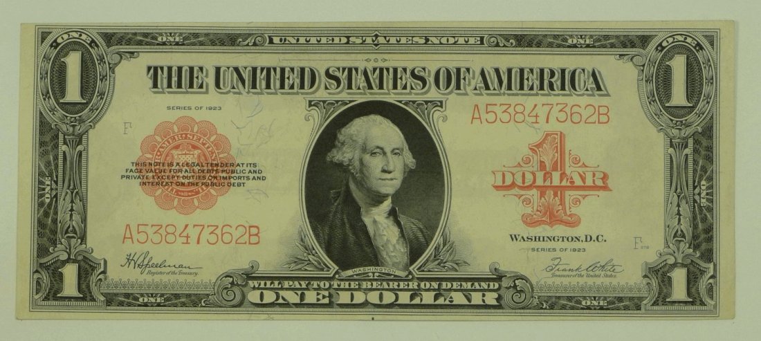 1923 $1 Legal Tender Note.  FR# 40. (1 of 2)