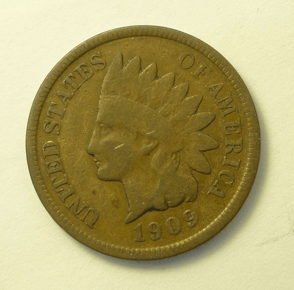 1909 S Indian Head Cent. (1 of 2)
