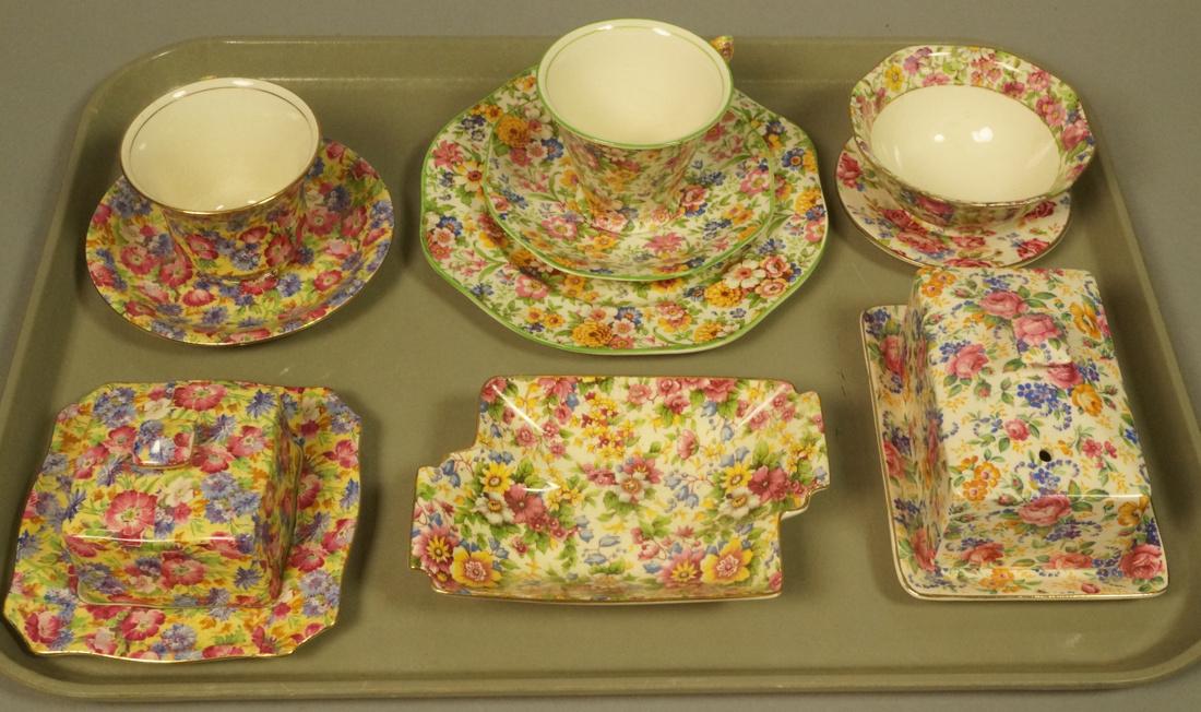 12pc Chintz Mixed Lot. 4pcs Royal Winton "Royalty (1 of 8)