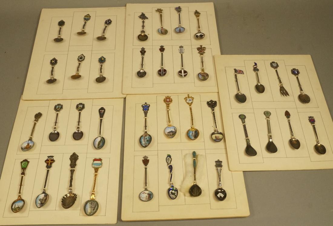 Collection 38 Silver  800 Sterling Souvenir Spoon (1 of 10)