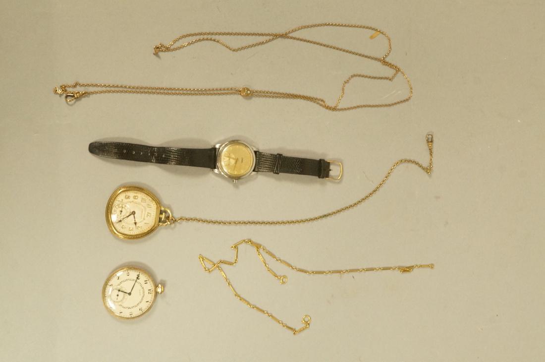 5pc Vintage Watch Lot. 1). OMEGA Mens Wrist Watch (1 of 5)